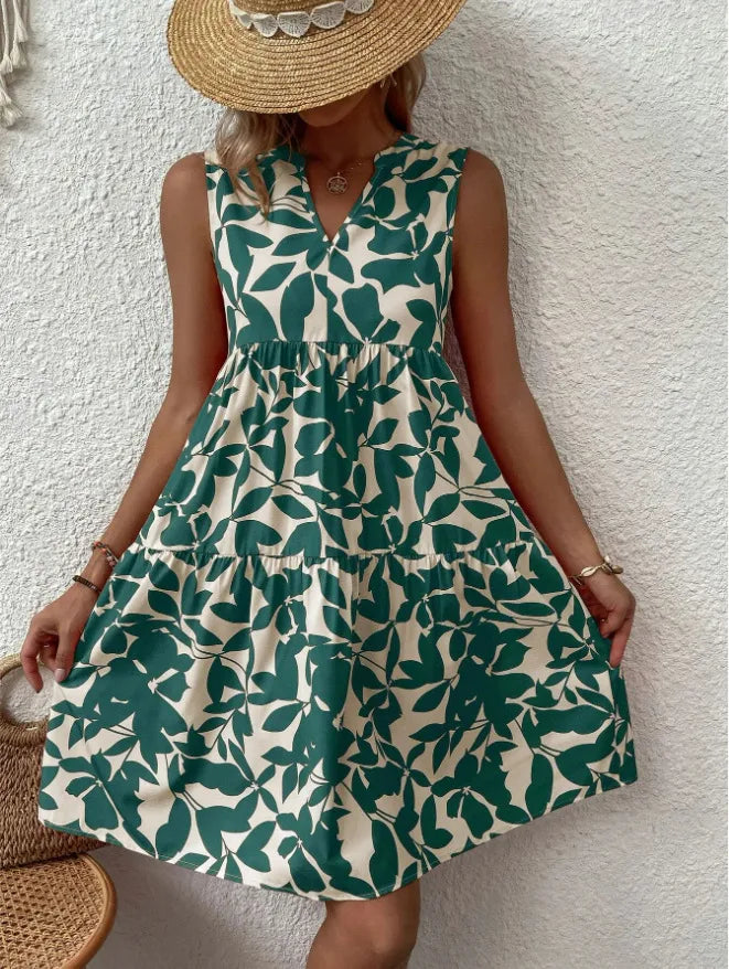 Chloe V-Neck Summer Dress