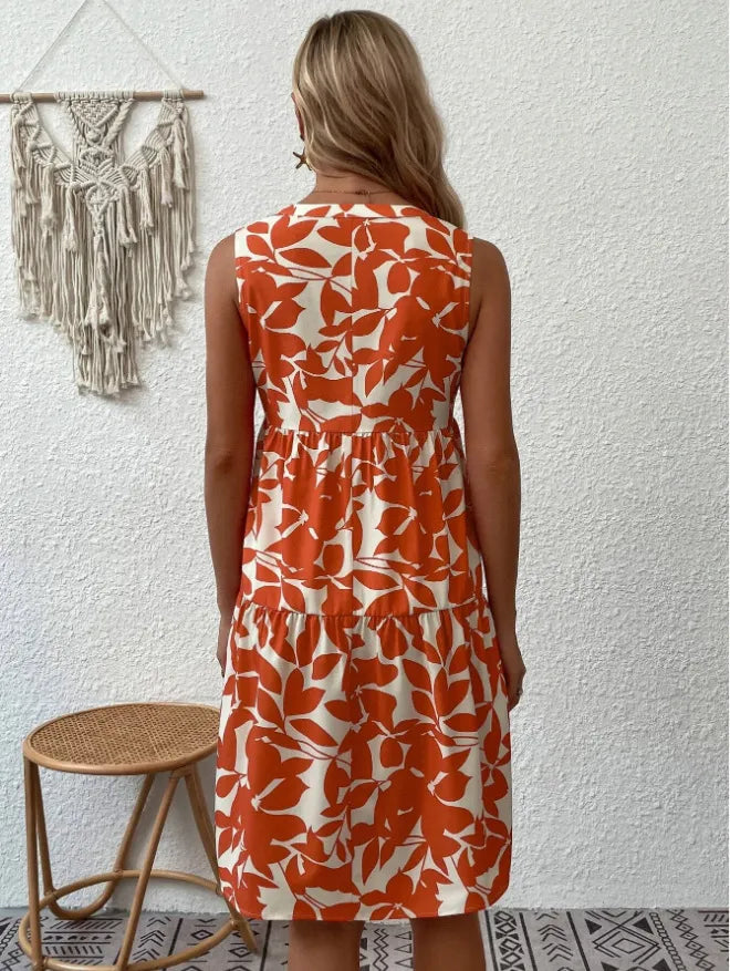 Chloe V-Neck Summer Dress