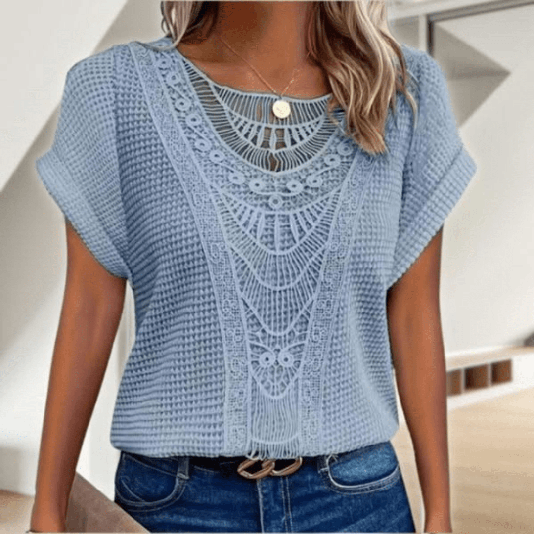 Karin Elegant Ibiza-Style Blouse
