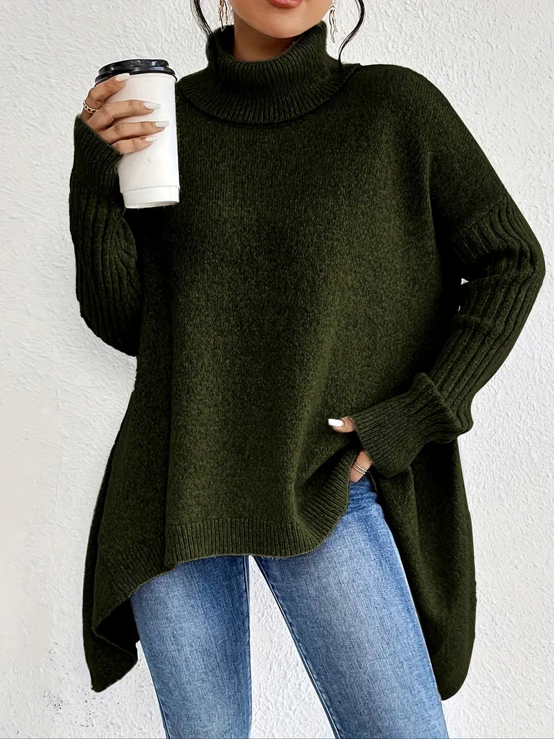 Brigitte | Casual Long Turtleneck