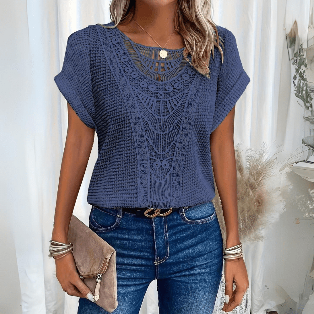 Karin Elegant Ibiza-Style Blouse