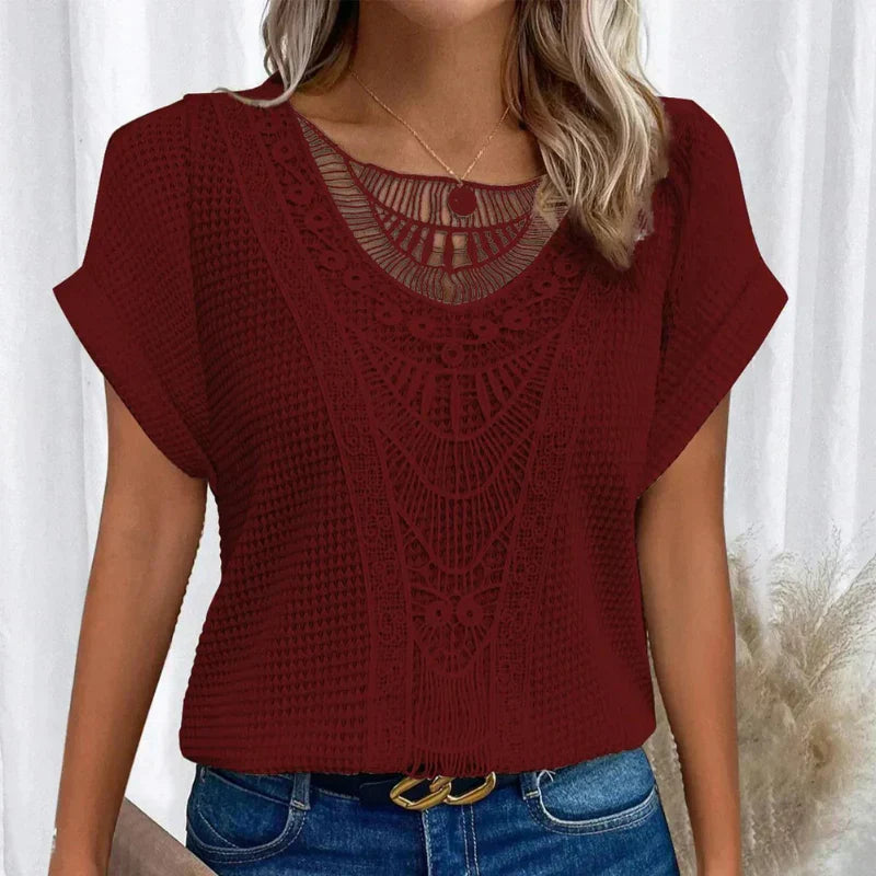 Karin Elegant Ibiza-Style Blouse