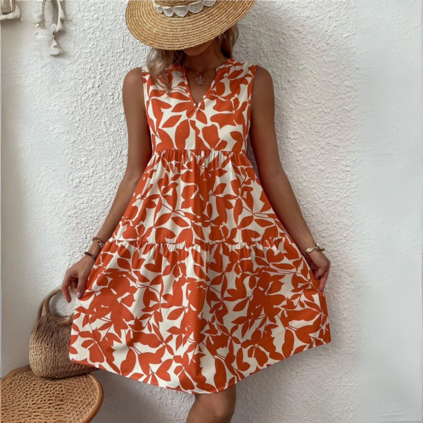 Chloe V-Neck Summer Dress