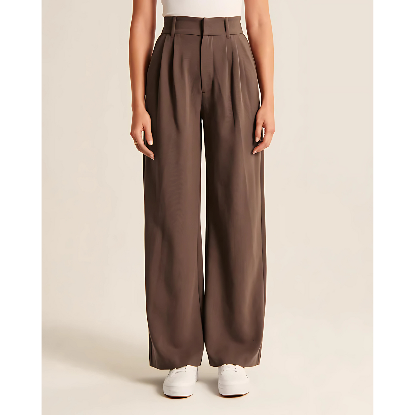 Copenhagen Tailored Wide-Leg Trousers