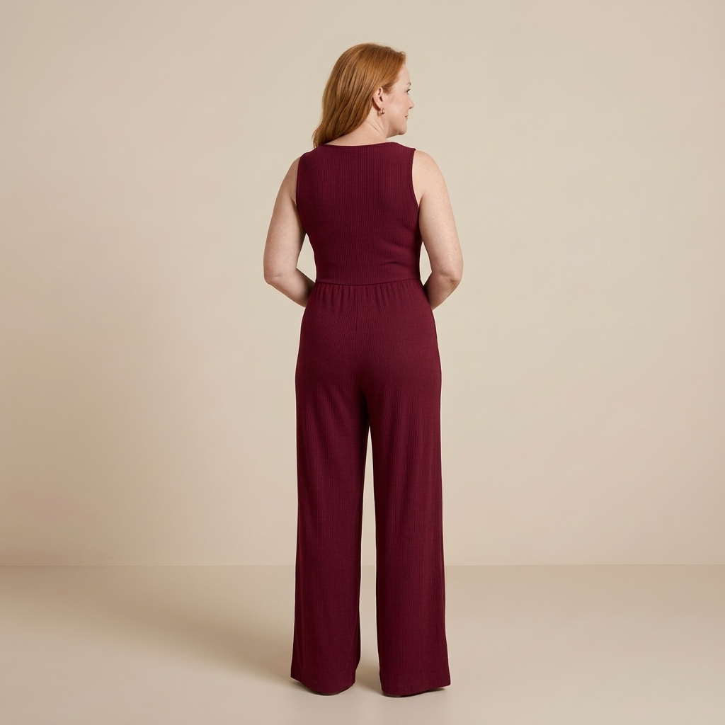 Chic Comfort Sleeveless Wide-Leg Jumpsuit