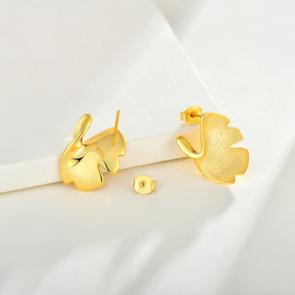 Ginkgo Leaf Earrings