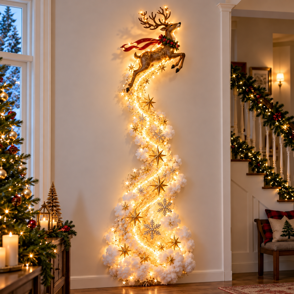 Kerst Magie Muurverlichting