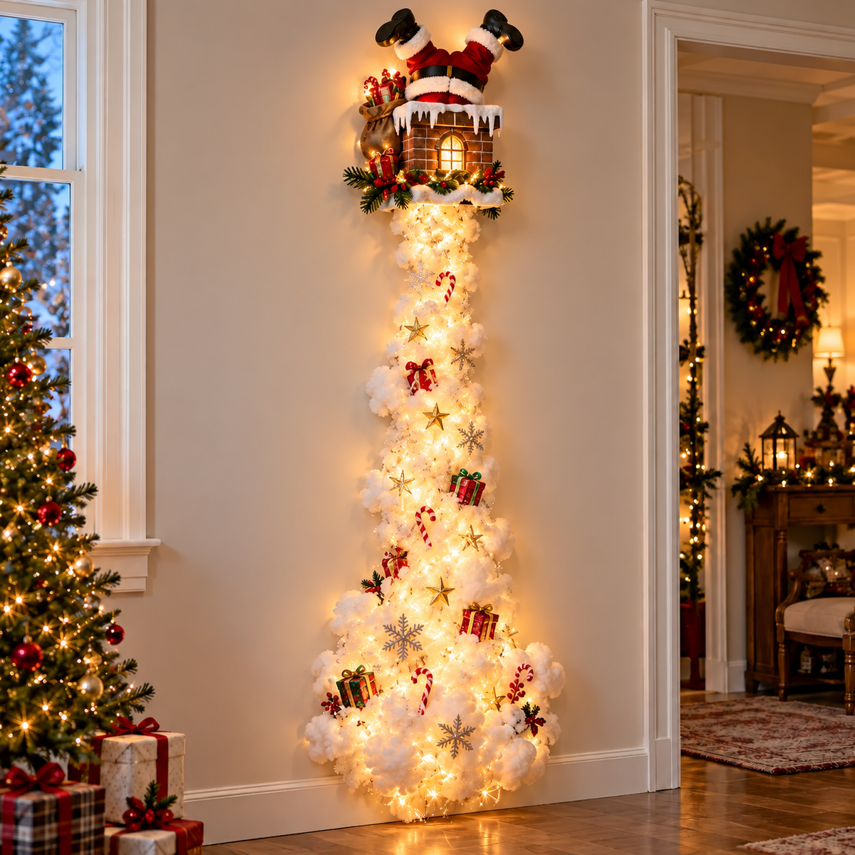 Kerst Magie Muurverlichting