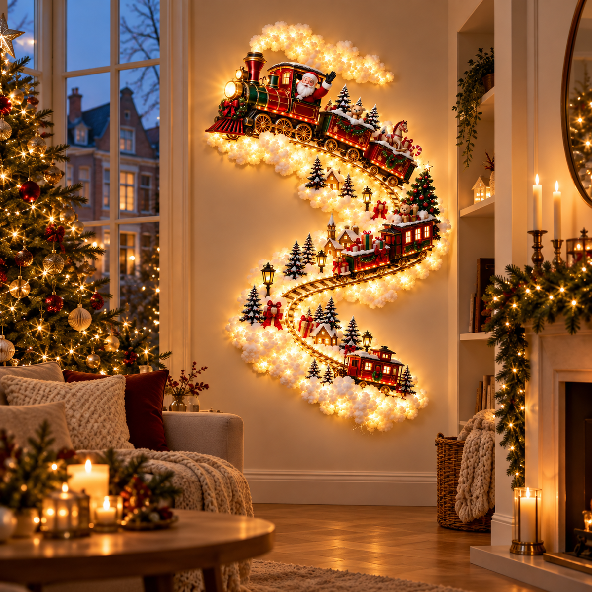 Kerst Magie Muurverlichting