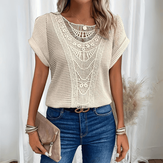 Karin Elegant Ibiza-Style Blouse
