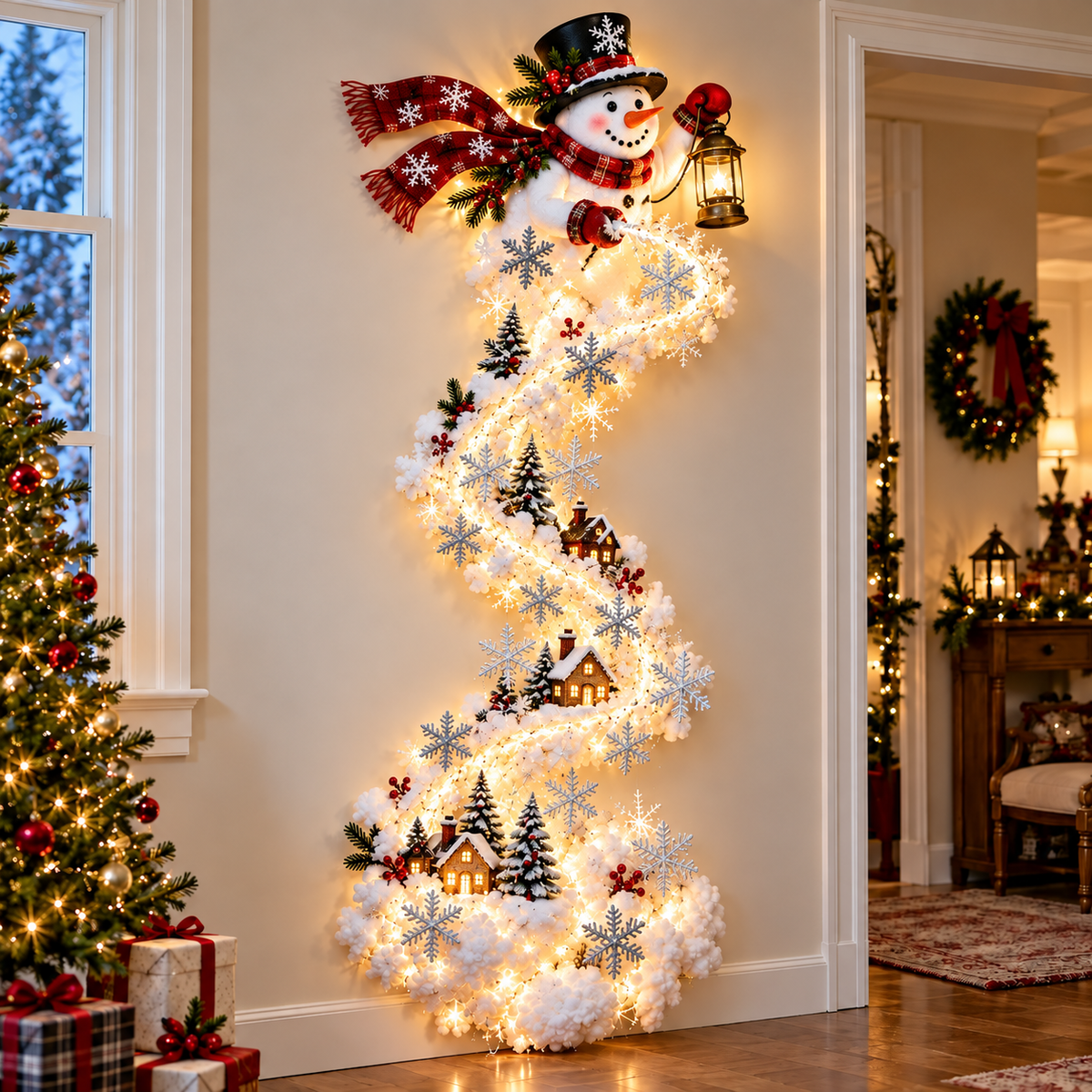 Kerst Magie Muurverlichting