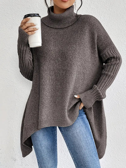 Brigitte | Casual Long Turtleneck