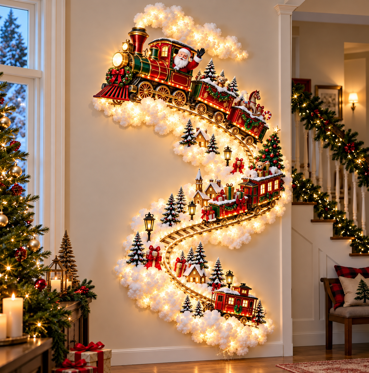 Kerst Magie Muurverlichting