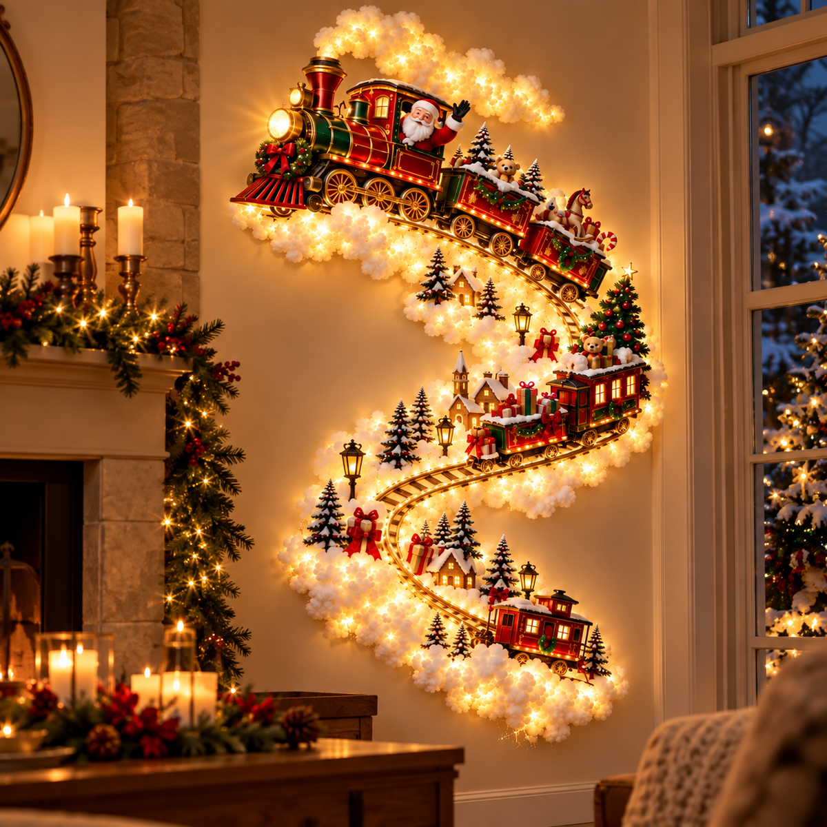 Kerst Magie Muurverlichting