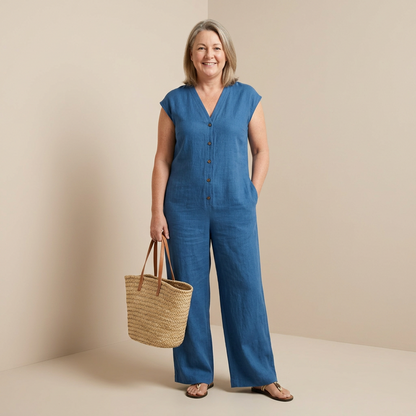 Summer Sun Wide-Leg Jumpsuit