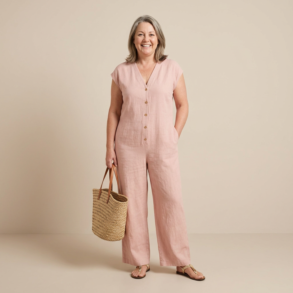 Summer Sun Wide-Leg Jumpsuit
