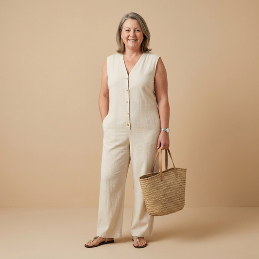 Summer Sun Wide-Leg Jumpsuit
