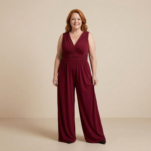Chic Comfort Sleeveless Wide-Leg Jumpsuit
