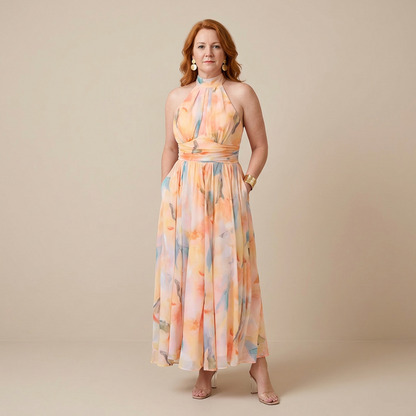Coral Beach Dress