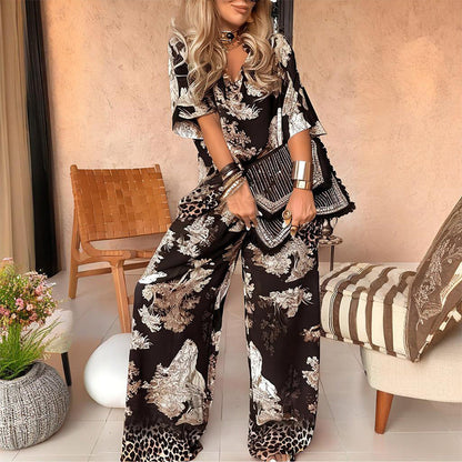 Elise V-Neck Summer Set